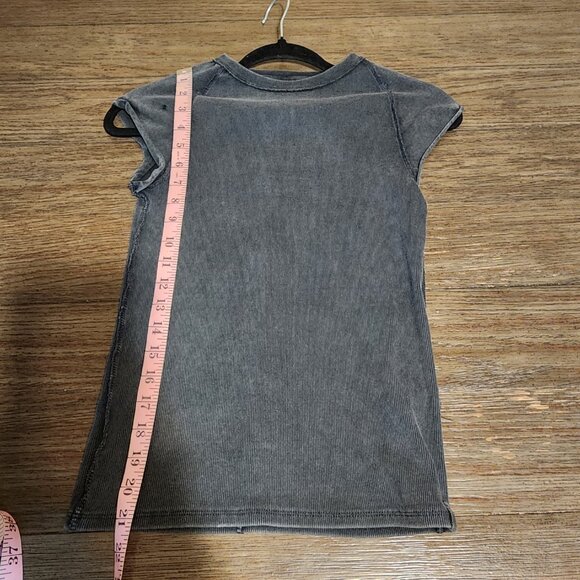 Free People Ever Had Tee Black Med- Small Hole - Picture 2 of 12